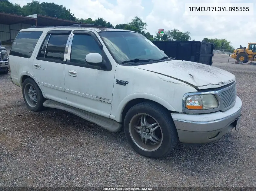 2000 Ford Expedition Eddie Bauer VIN: 1FMEU17L3YLB95565 Lot: 42517370