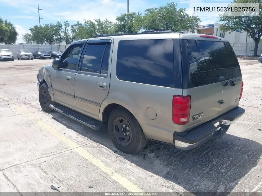 2000 Ford Expedition Xlt VIN: 1FMRU1563YLB25756 Lot: 42547637