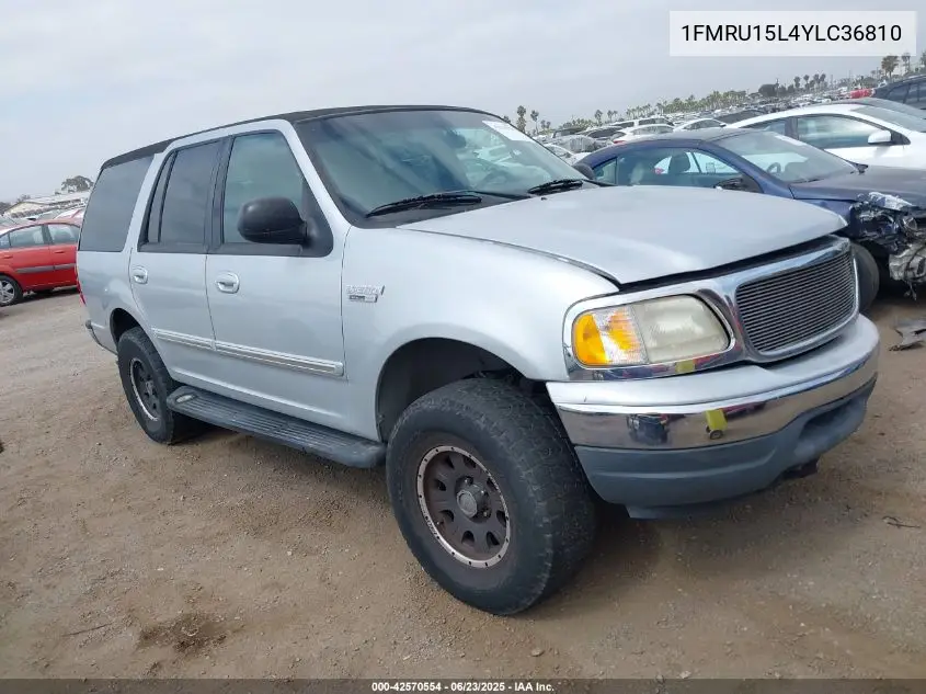 2000 Ford Expedition Xlt VIN: 1FMRU15L4YLC36810 Lot: 42570554