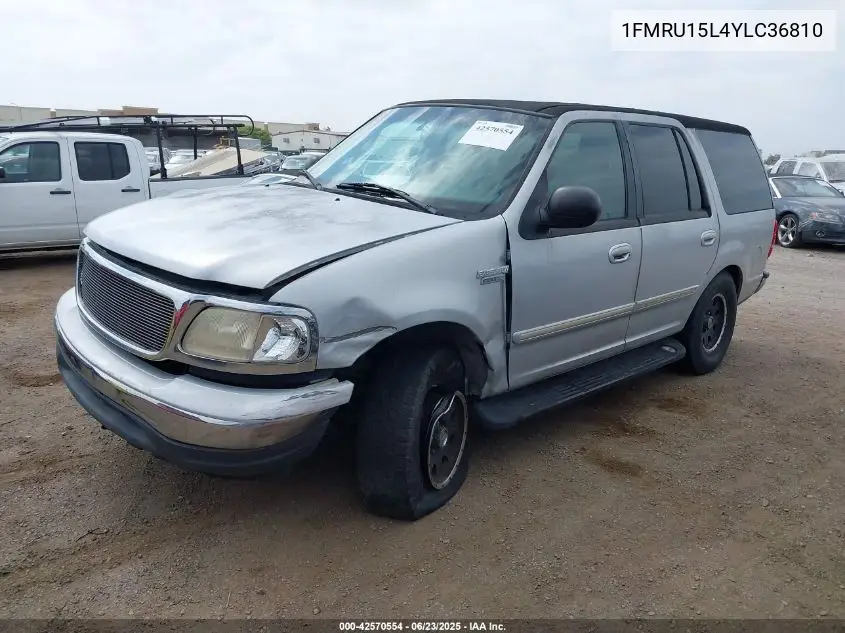 2000 Ford Expedition Xlt VIN: 1FMRU15L4YLC36810 Lot: 42570554