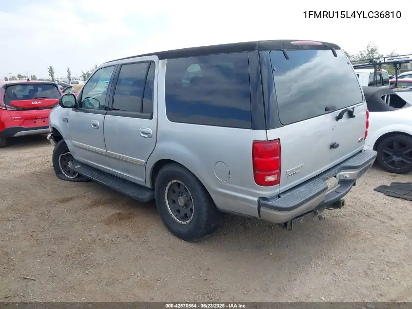2000 Ford Expedition Xlt VIN: 1FMRU15L4YLC36810 Lot: 42570554
