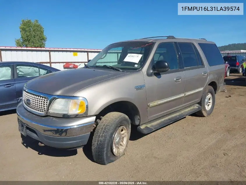 2001 Ford Expedition Xlt VIN: 1FMPU16L31LA39574 Lot: 42182239