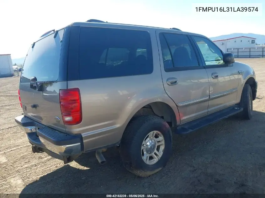 2001 Ford Expedition Xlt VIN: 1FMPU16L31LA39574 Lot: 42182239