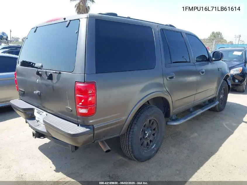 2001 Ford Expedition Xlt VIN: 1FMPU16L71LB61614 Lot: 42189658