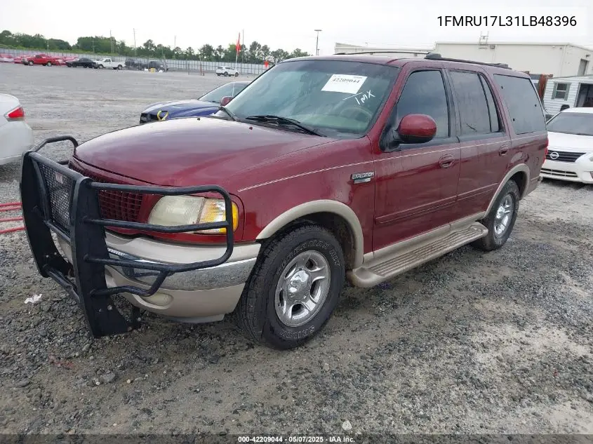 2001 Ford Expedition Eddie Bauer VIN: 1FMRU17L31LB48396 Lot: 42209044