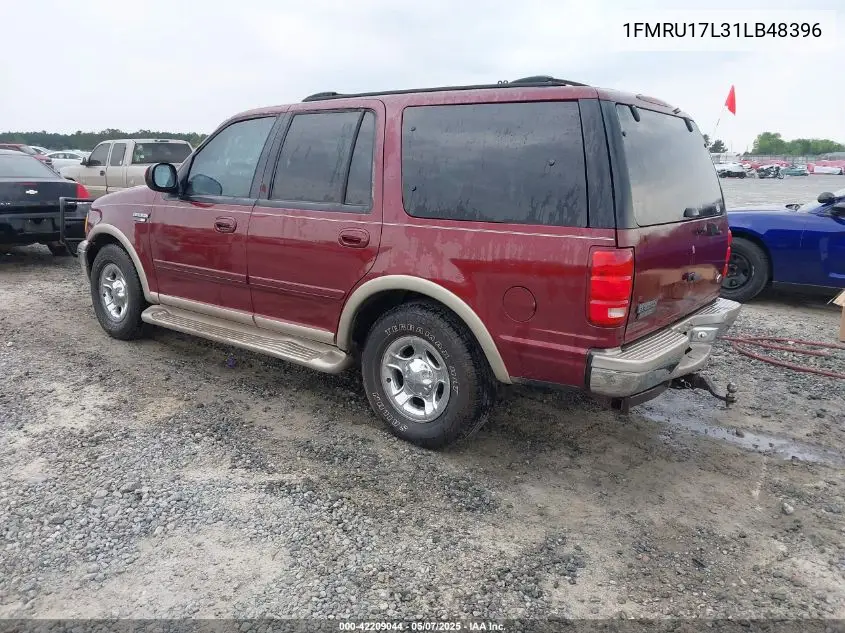 2001 Ford Expedition Eddie Bauer VIN: 1FMRU17L31LB48396 Lot: 42209044