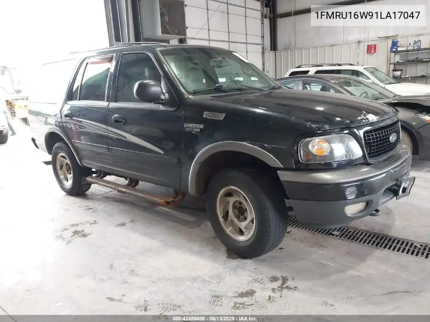 2001 Ford Expedition Xlt VIN: 1FMRU16W91LA17047 Lot: 42489406