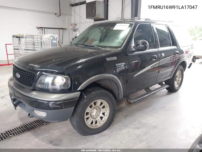 2001 Ford Expedition Xlt VIN: 1FMRU16W91LA17047 Lot: 42489406