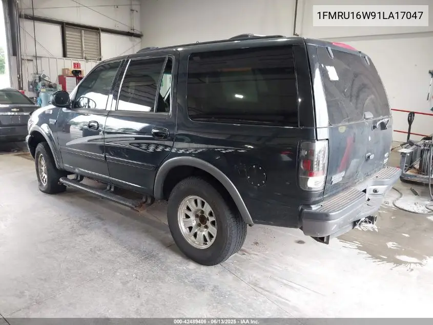 2001 Ford Expedition Xlt VIN: 1FMRU16W91LA17047 Lot: 42489406
