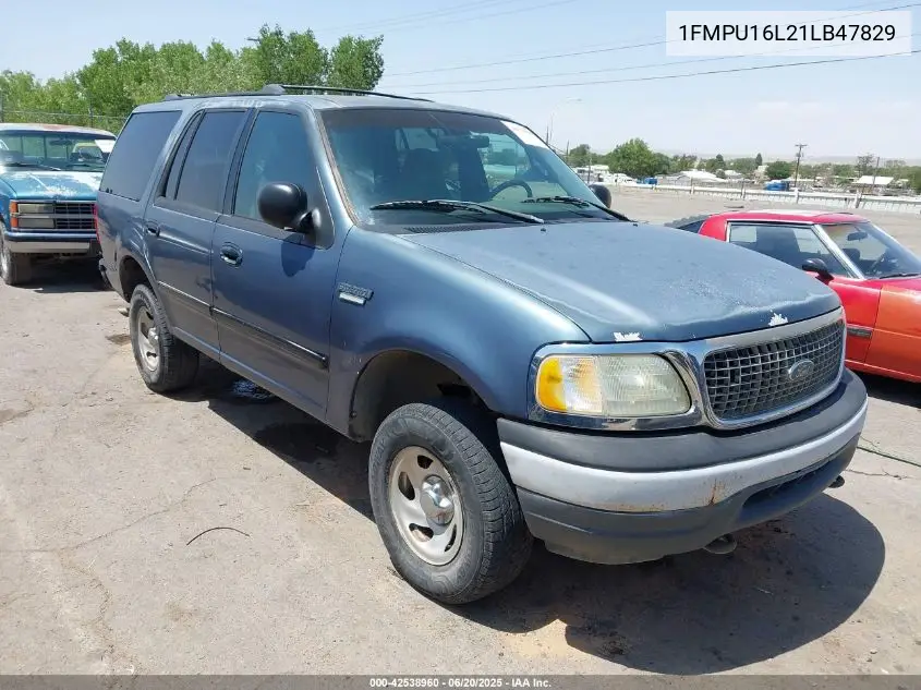 2001 Ford Expedition Xlt VIN: 1FMPU16L21LB47829 Lot: 42538960