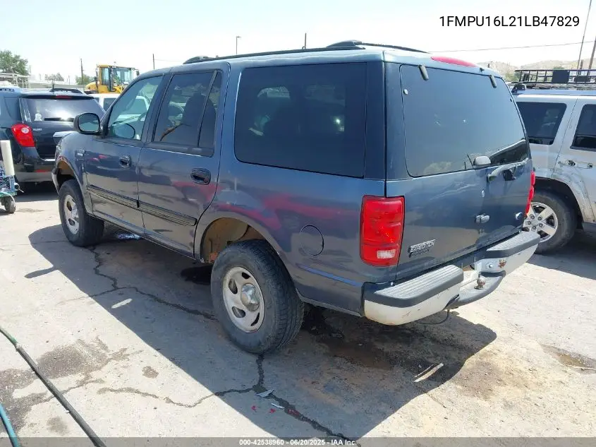 2001 Ford Expedition Xlt VIN: 1FMPU16L21LB47829 Lot: 42538960