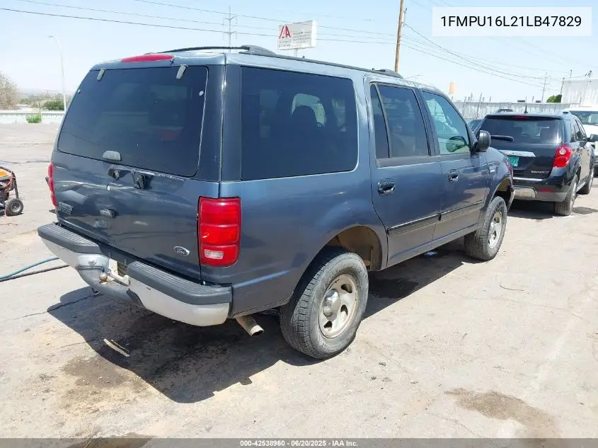 2001 Ford Expedition Xlt VIN: 1FMPU16L21LB47829 Lot: 42538960
