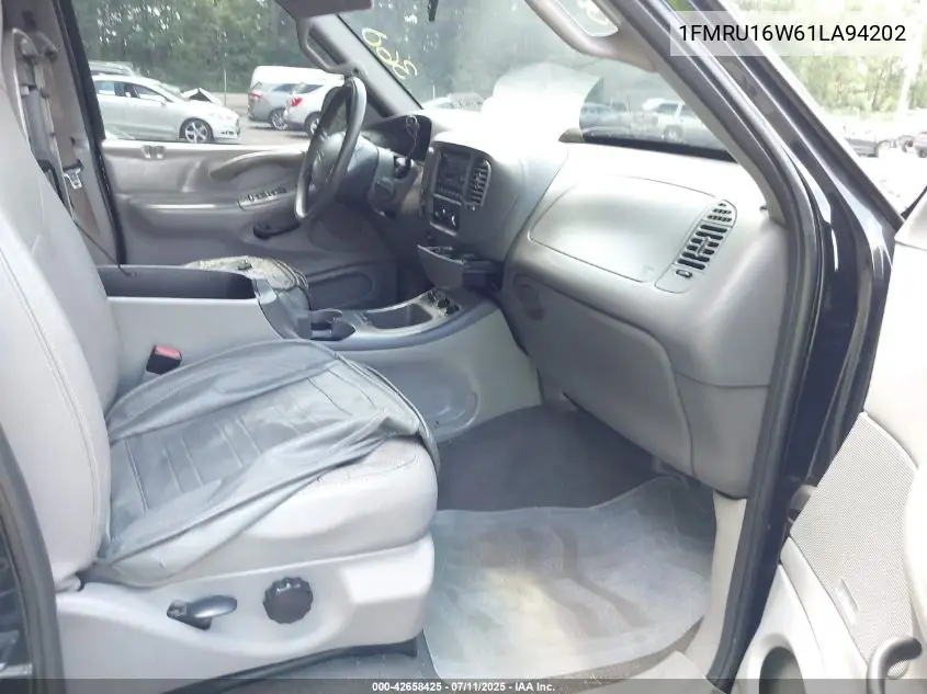 2001 Ford Expedition Xlt VIN: 1FMRU16W61LA94202 Lot: 42658425