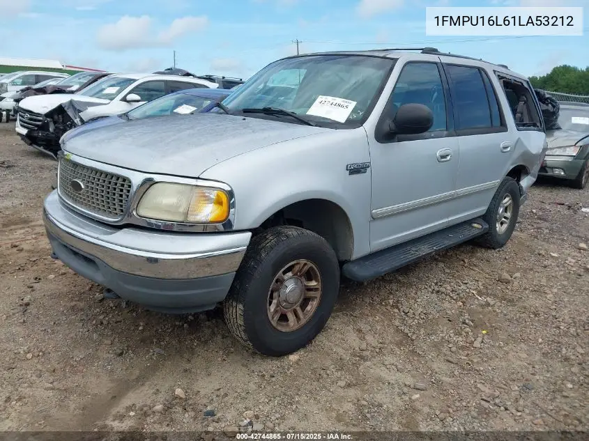 2001 Ford Expedition Xlt VIN: 1FMPU16L61LA53212 Lot: 42744865
