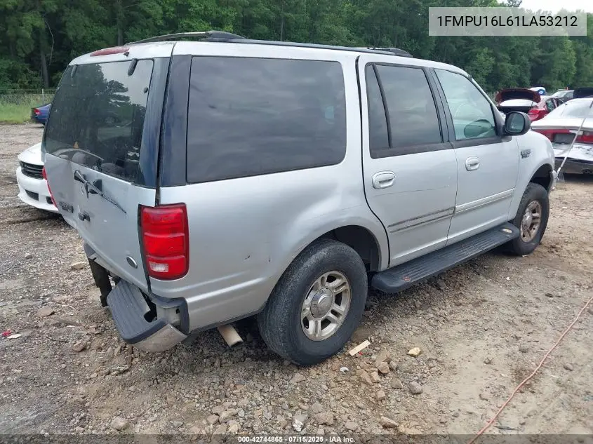 2001 Ford Expedition Xlt VIN: 1FMPU16L61LA53212 Lot: 42744865
