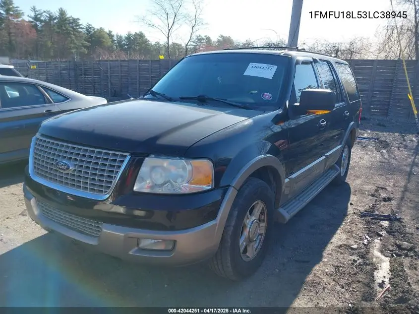 2003 Ford Expedition Eddie Bauer VIN: 1FMFU18L53LC38945 Lot: 42044251