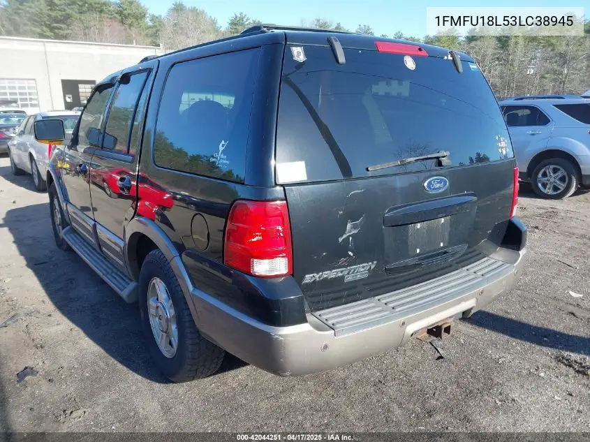 2003 Ford Expedition Eddie Bauer VIN: 1FMFU18L53LC38945 Lot: 42044251