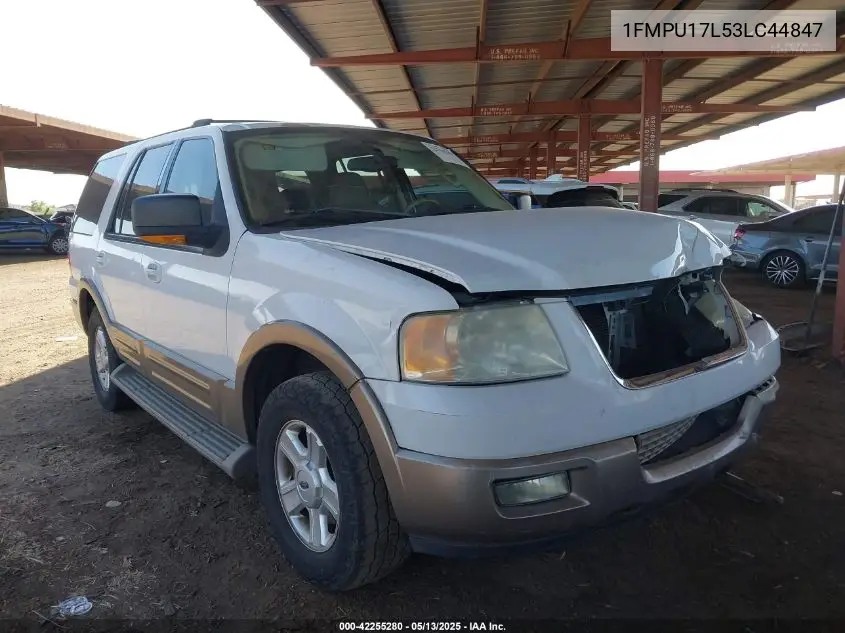 2003 Ford Expedition Eddie Bauer VIN: 1FMPU17L53LC44847 Lot: 42255280