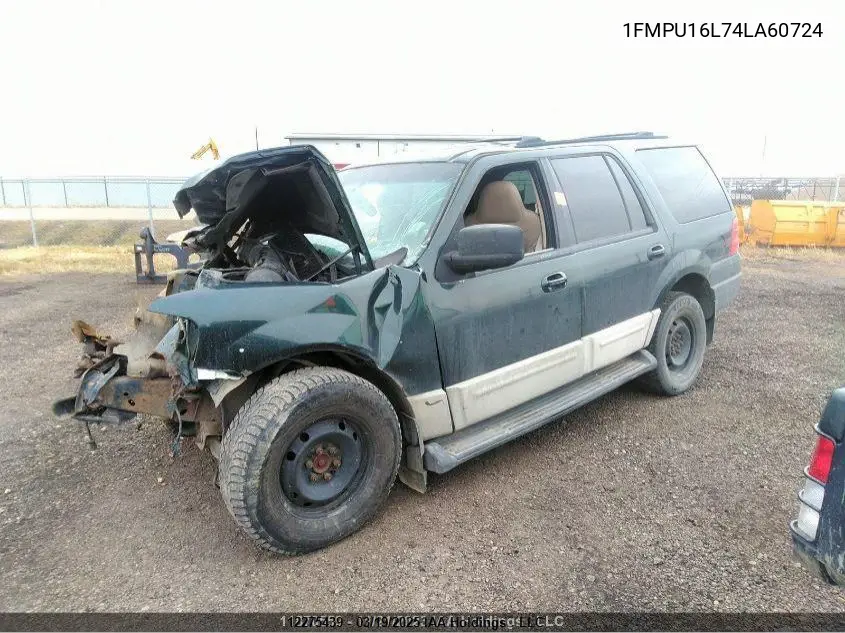 2004 Ford Expedition VIN: 1FMPU16L74LA60724 Lot: 12275439