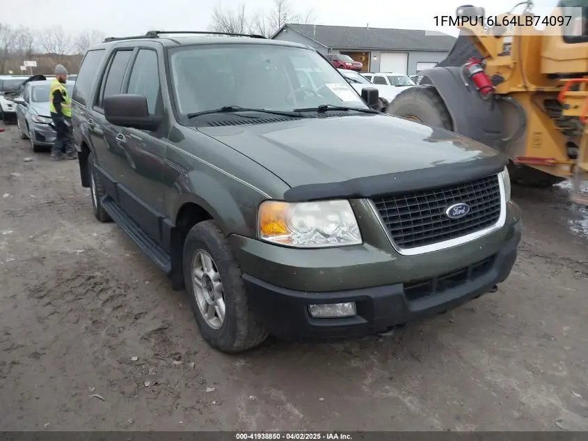 2004 Ford Expedition Nbx/Xlt VIN: 1FMPU16L64LB74097 Lot: 41938850