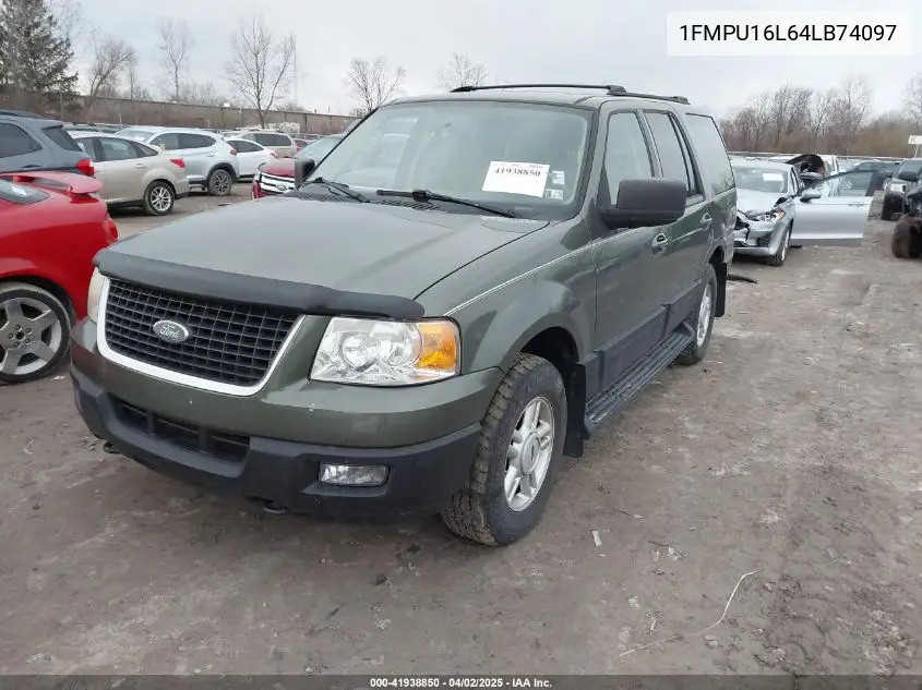 2004 Ford Expedition Nbx/Xlt VIN: 1FMPU16L64LB74097 Lot: 41938850