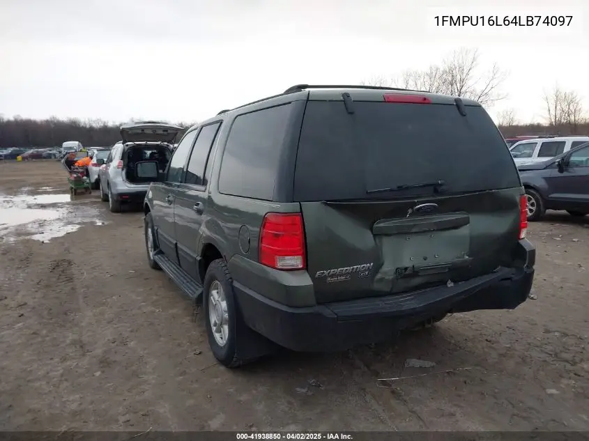 2004 Ford Expedition Nbx/Xlt VIN: 1FMPU16L64LB74097 Lot: 41938850