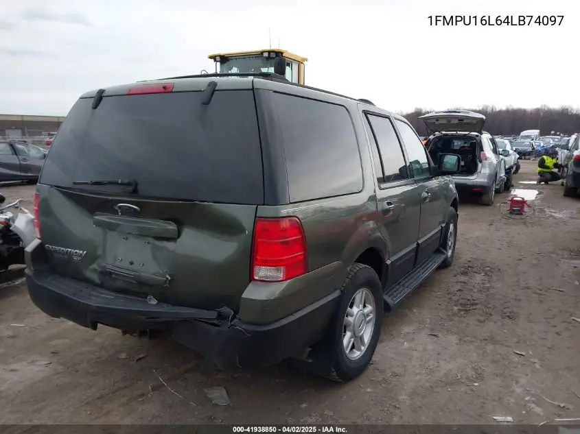 2004 Ford Expedition Nbx/Xlt VIN: 1FMPU16L64LB74097 Lot: 41938850