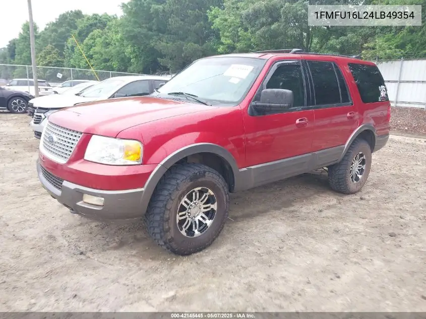 2004 Ford Expedition Nbx/Xlt VIN: 1FMFU16L24LB49354 Lot: 42145445
