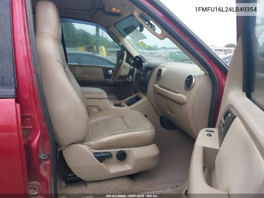 2004 Ford Expedition Nbx/Xlt VIN: 1FMFU16L24LB49354 Lot: 42145445