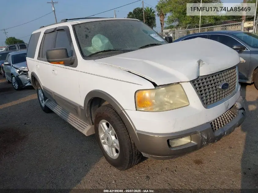 2004 Ford Expedition Eddie Bauer VIN: 1FMFU17L74LA85469 Lot: 42189388