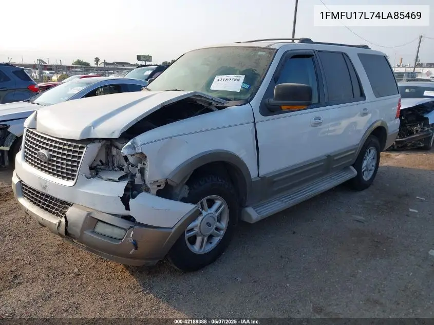 2004 Ford Expedition Eddie Bauer VIN: 1FMFU17L74LA85469 Lot: 42189388