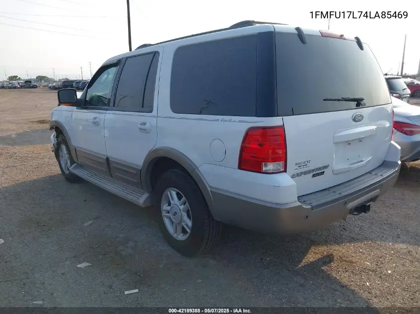 2004 Ford Expedition Eddie Bauer VIN: 1FMFU17L74LA85469 Lot: 42189388