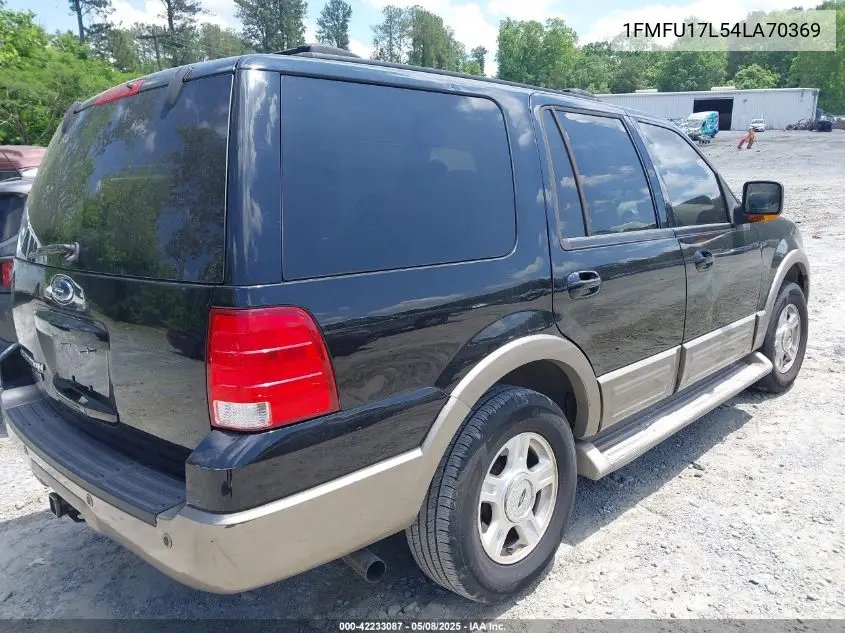 2004 Ford Expedition Eddie Bauer VIN: 1FMFU17L54LA70369 Lot: 42233087