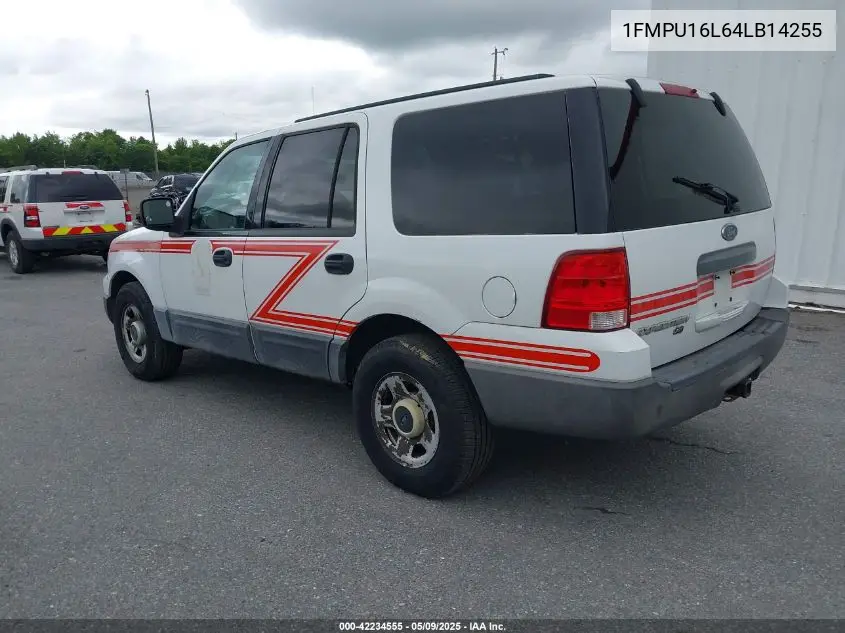 2004 Ford Expedition Nbx/Xlt VIN: 1FMPU16L64LB14255 Lot: 42234555