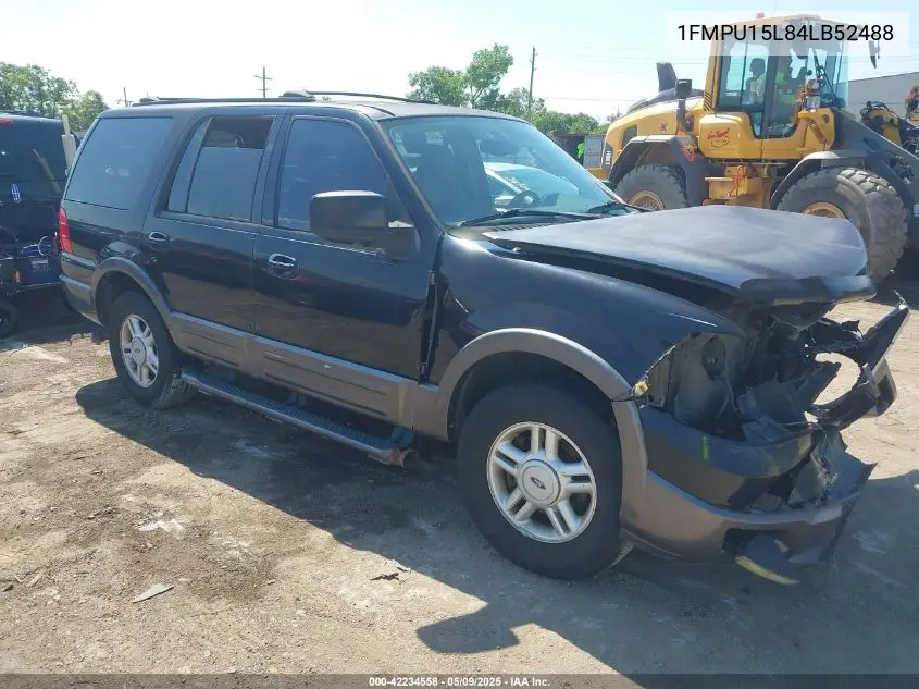 2004 Ford Expedition Xlt VIN: 1FMPU15L84LB52488 Lot: 42234558