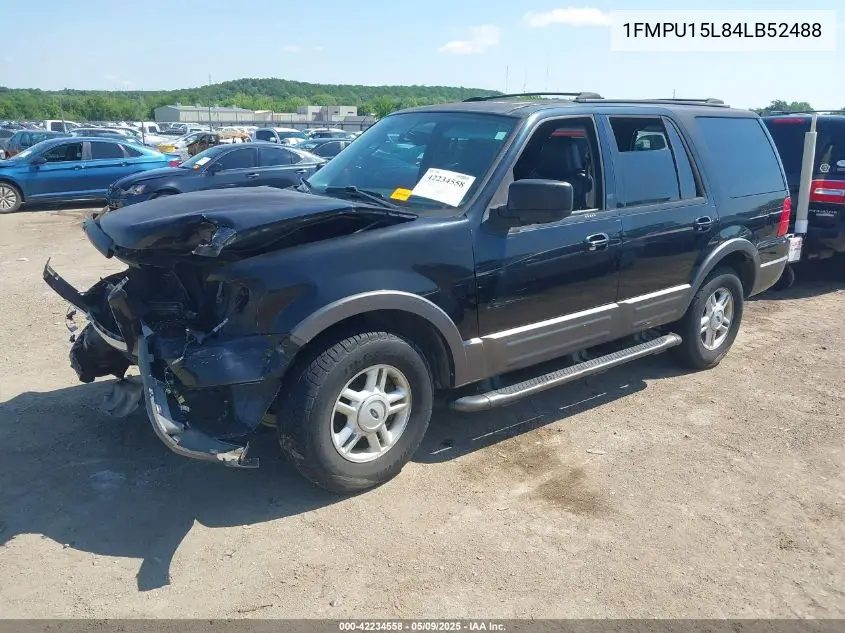 2004 Ford Expedition Xlt VIN: 1FMPU15L84LB52488 Lot: 42234558