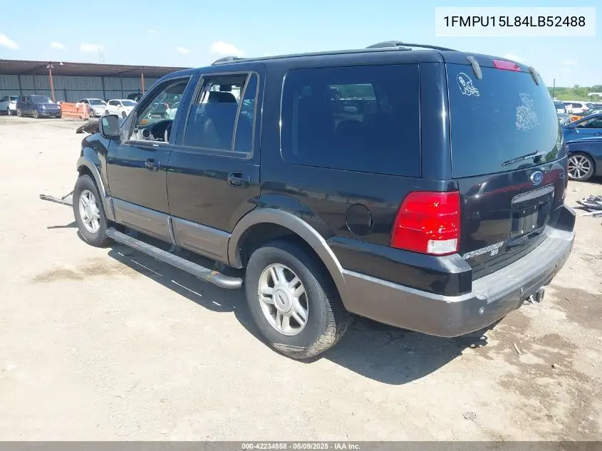 2004 Ford Expedition Xlt VIN: 1FMPU15L84LB52488 Lot: 42234558