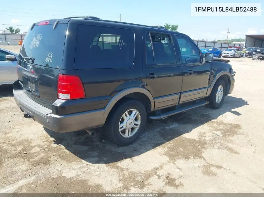 2004 Ford Expedition Xlt VIN: 1FMPU15L84LB52488 Lot: 42234558