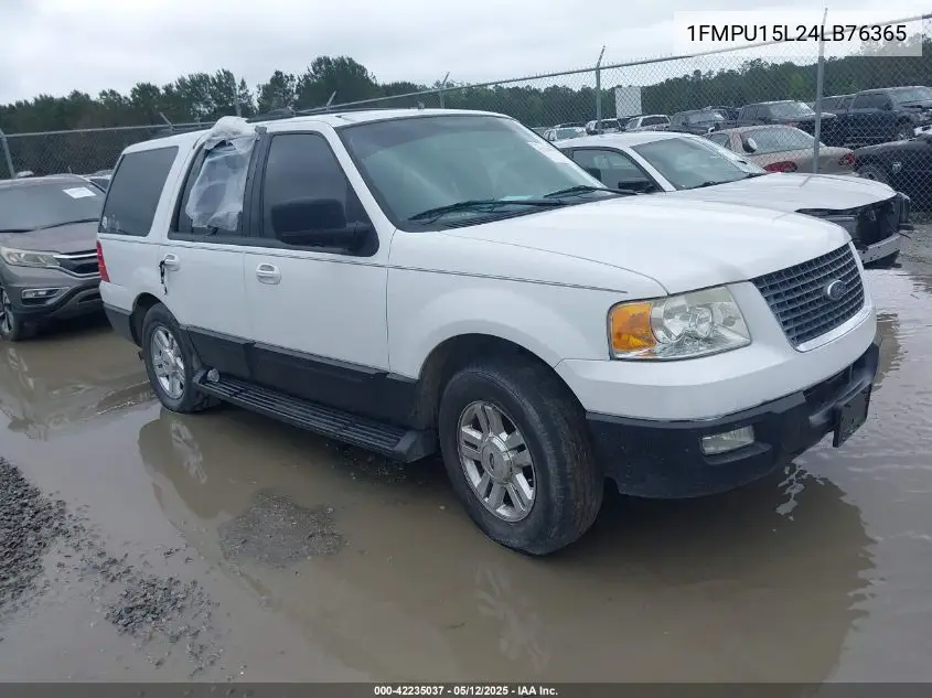 2004 Ford Expedition Xlt VIN: 1FMPU15L24LB76365 Lot: 42235037