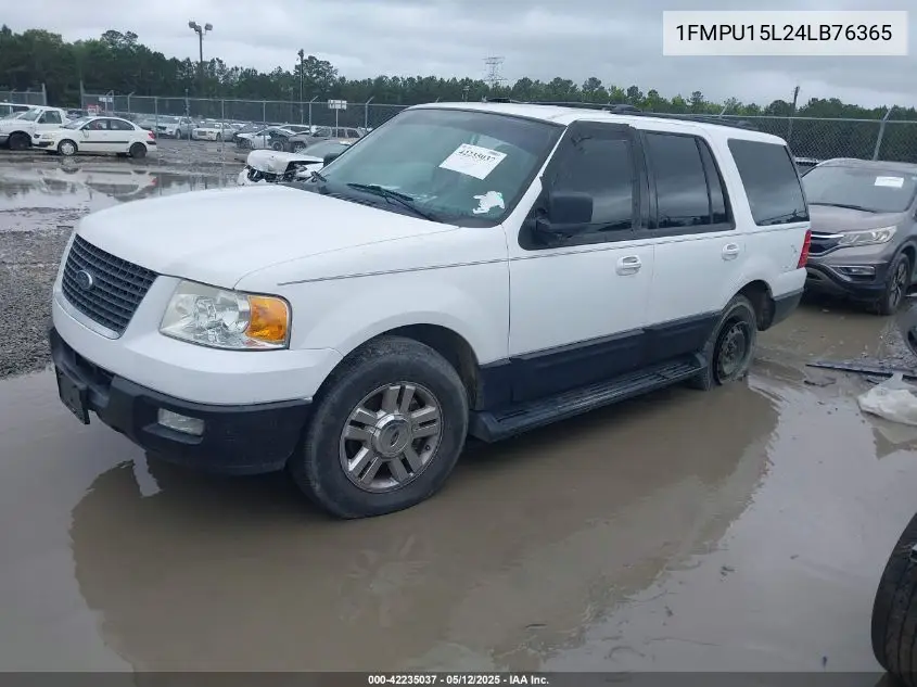 2004 Ford Expedition Xlt VIN: 1FMPU15L24LB76365 Lot: 42235037