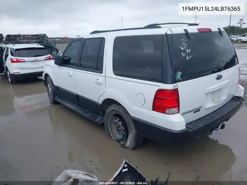 2004 Ford Expedition Xlt VIN: 1FMPU15L24LB76365 Lot: 42235037