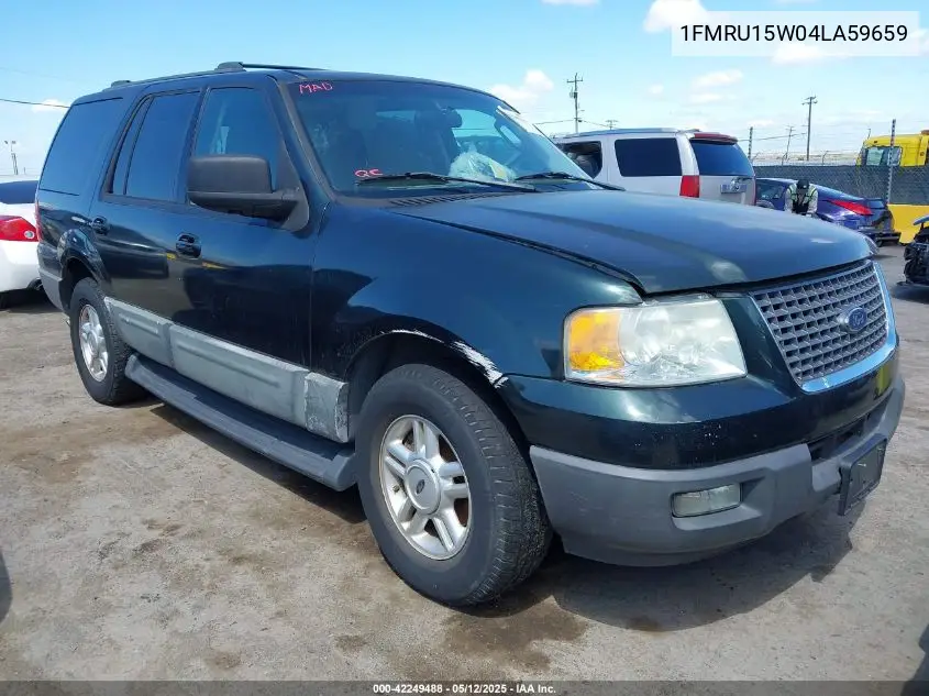 2004 Ford Expedition Xlt VIN: 1FMRU15W04LA59659 Lot: 42249488