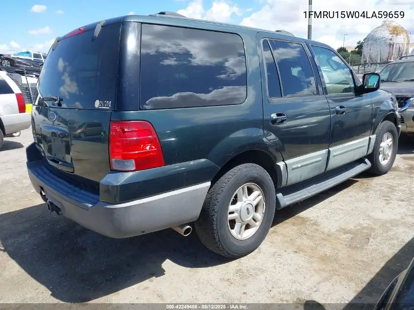 2004 Ford Expedition Xlt VIN: 1FMRU15W04LA59659 Lot: 42249488