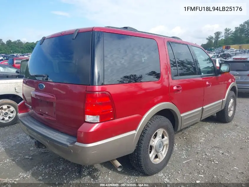 2004 Ford Expedition Eddie Bauer VIN: 1FMFU18L94LB25176 Lot: 42260085