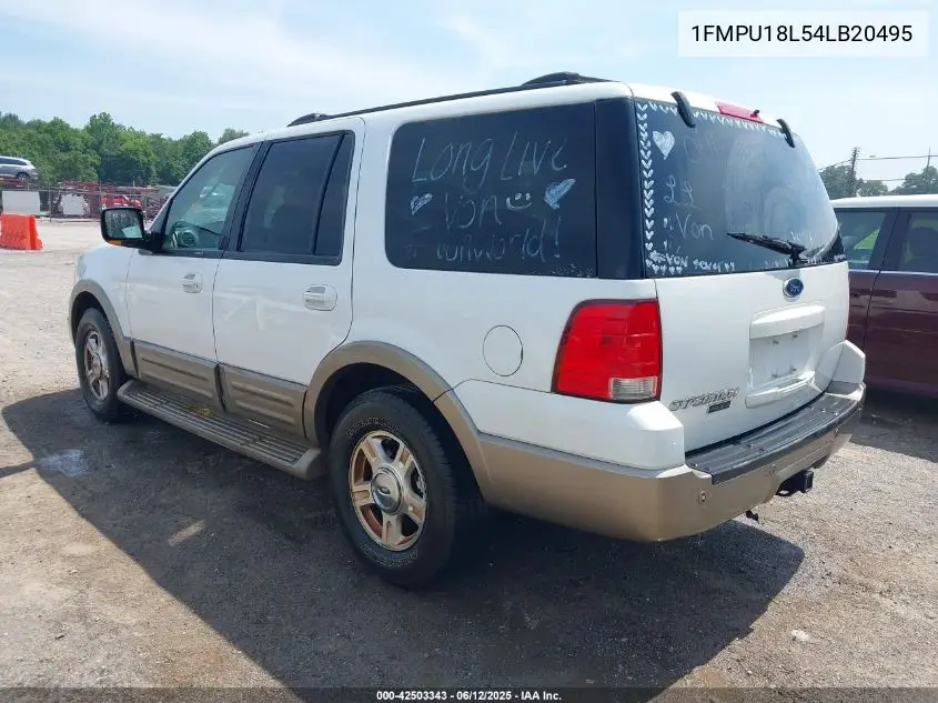 2004 Ford Expedition Eddie Bauer VIN: 1FMPU18L54LB20495 Lot: 42503343