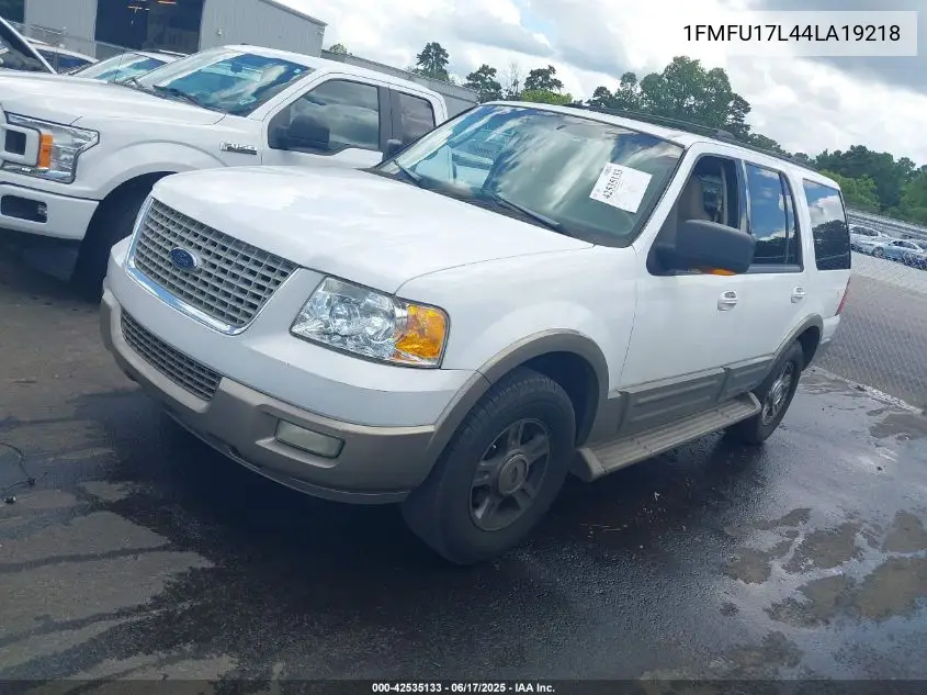 2004 Ford Expedition Eddie Bauer VIN: 1FMFU17L44LA19218 Lot: 42535133