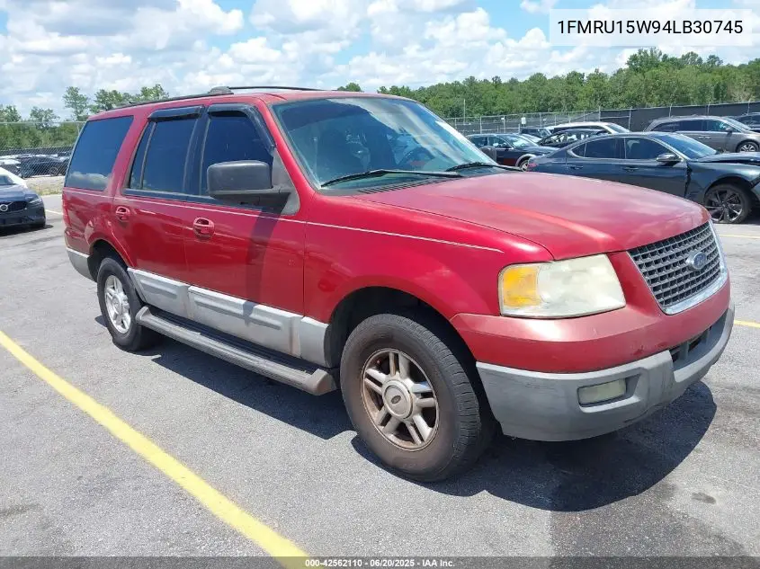 2004 Ford Expedition Xlt VIN: 1FMRU15W94LB30745 Lot: 42562110