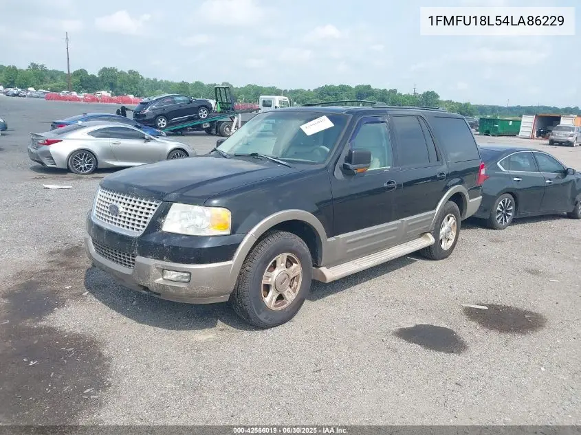 2004 Ford Expedition Eddie Bauer VIN: 1FMFU18L54LA86229 Lot: 42566019