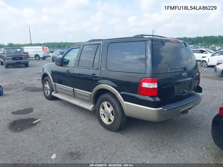 2004 Ford Expedition Eddie Bauer VIN: 1FMFU18L54LA86229 Lot: 42566019