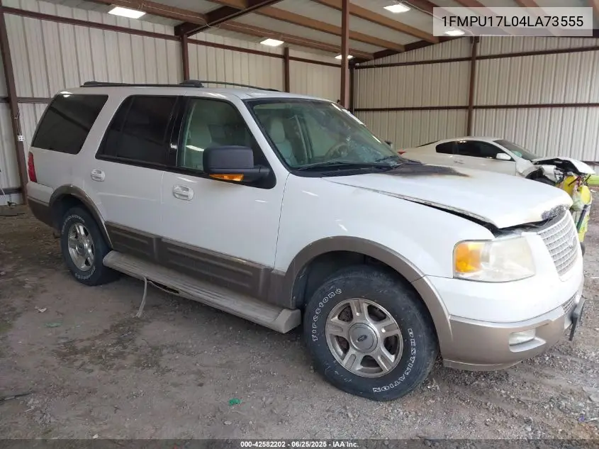 2004 Ford Expedition Eddie Bauer VIN: 1FMPU17L04LA73555 Lot: 42582202